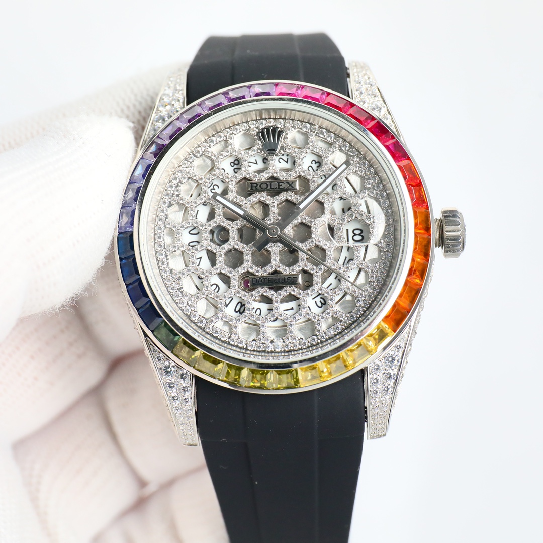 [TOP] ROLEX Men's 41mm Watch-2 Colors