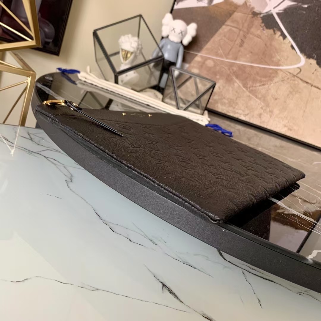 [TOP] Louis Vuitton LV Bag Leather  29.5x21x1 cm - Black