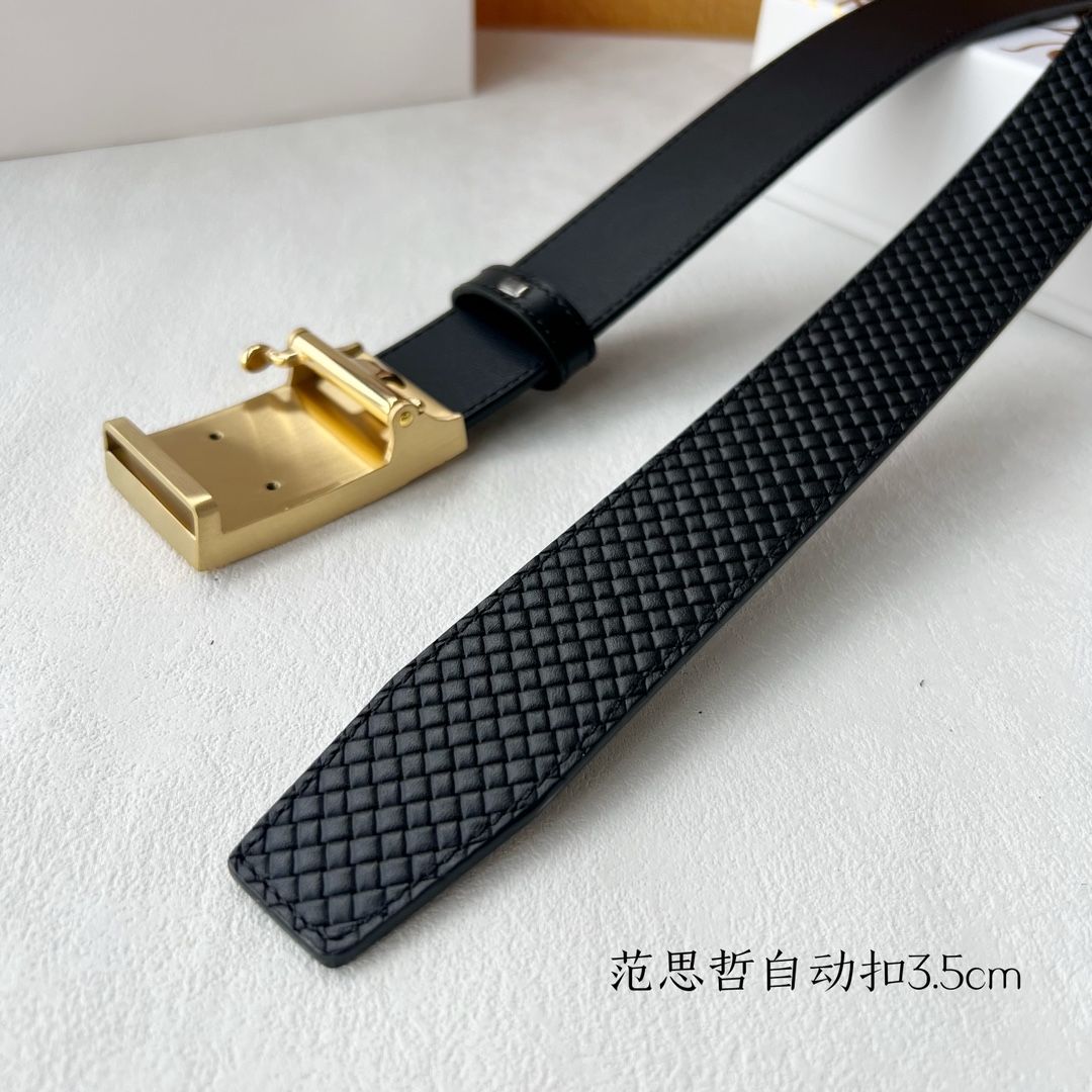 [TOP] VERSACE Cowhide Belt - 3.5CM