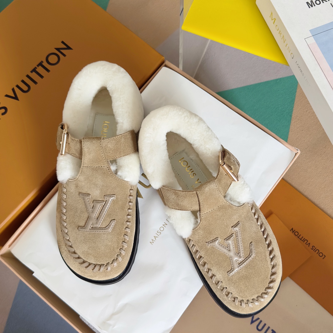 [TOP] Louis Vuitton LV Fluffy Shoes - 3 Colors