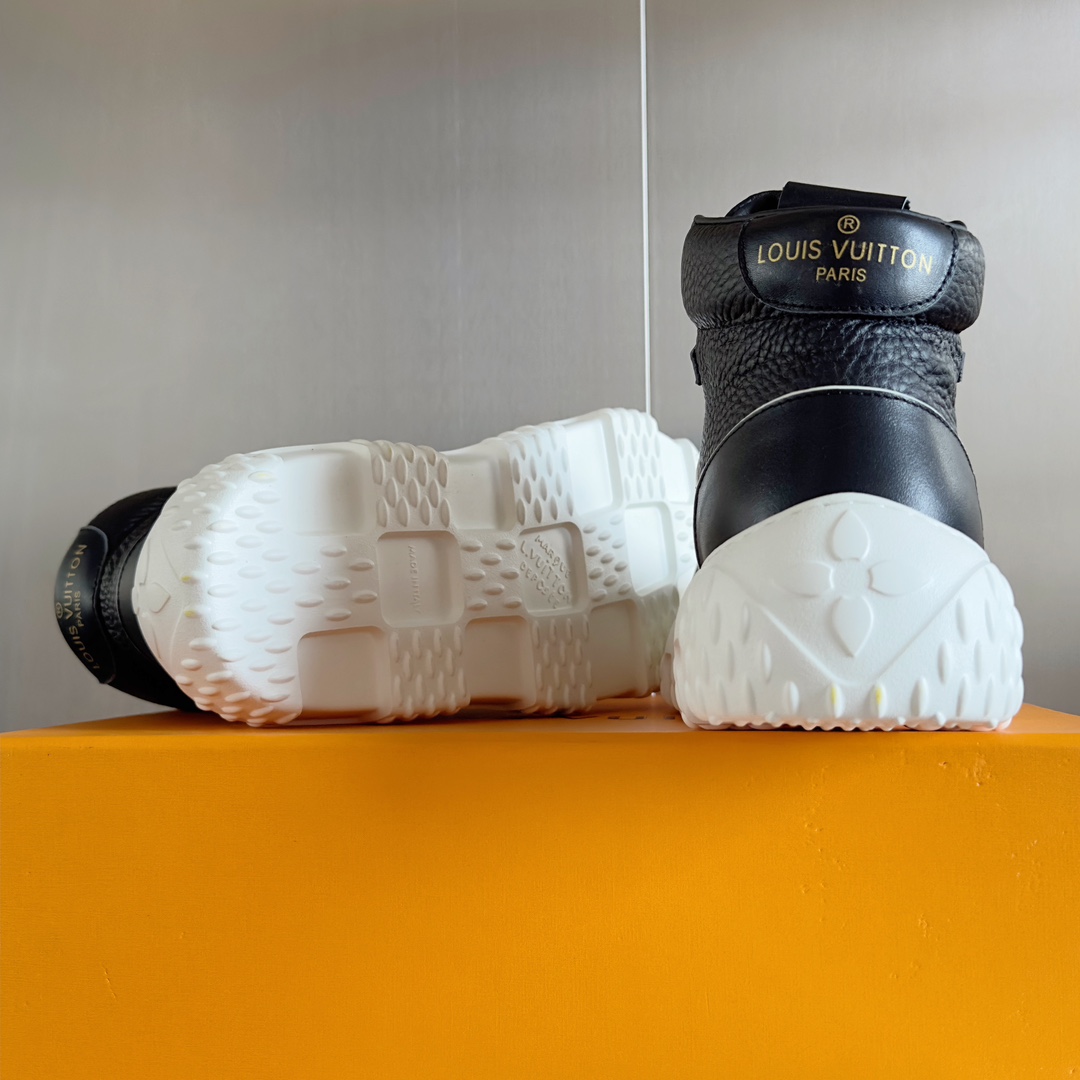 [TOP] Louis Vuitton LV Casual Bread Shoes Leather - 2 Colour