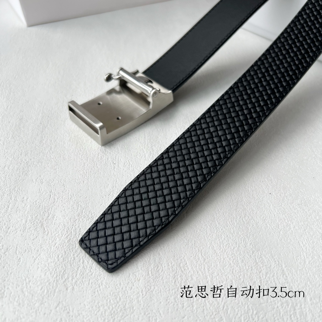[TOP] VERSACE Cowhide Belt - 3.5CM