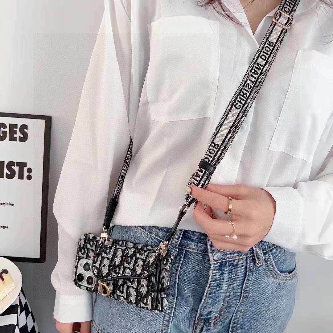 [TOP] Christian Dior Saddle Card Holder iPhone Case