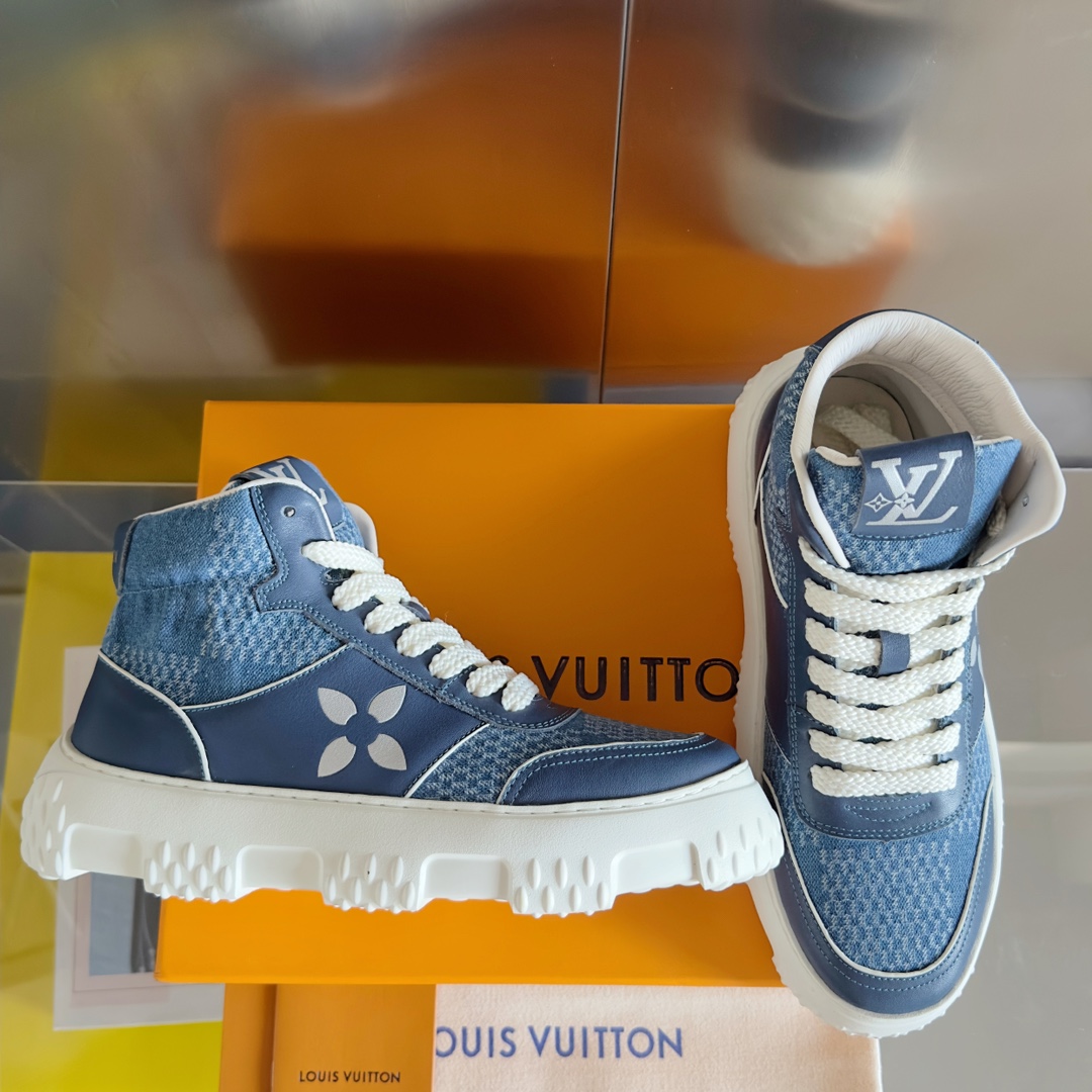 [TOP] Louis Vuitton LV L*V Casual Bread Shoes Leather - 2 Colour