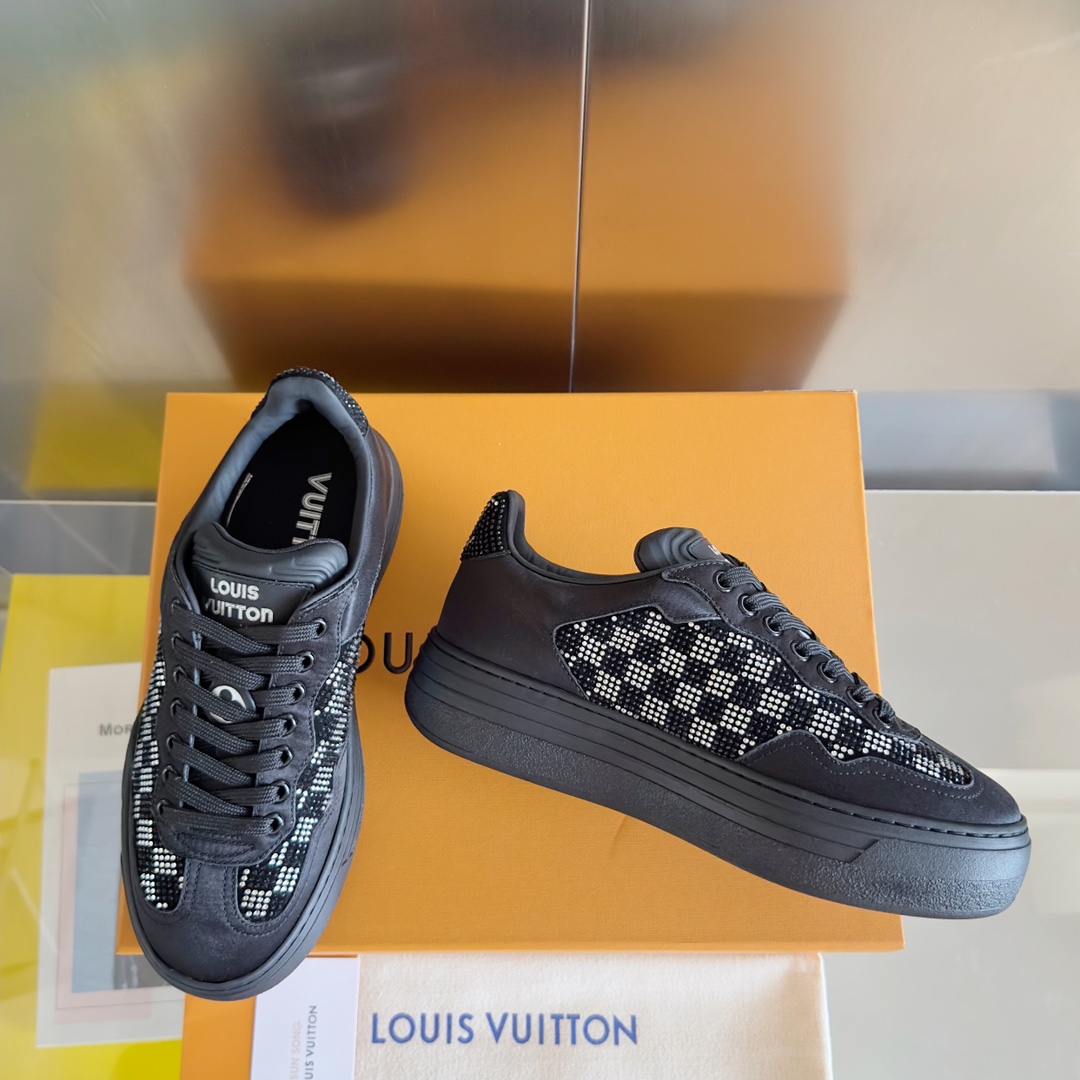 [TOP] Louis Vuitton LV Checkerboard Sports Casual Shoes - 2 Colour