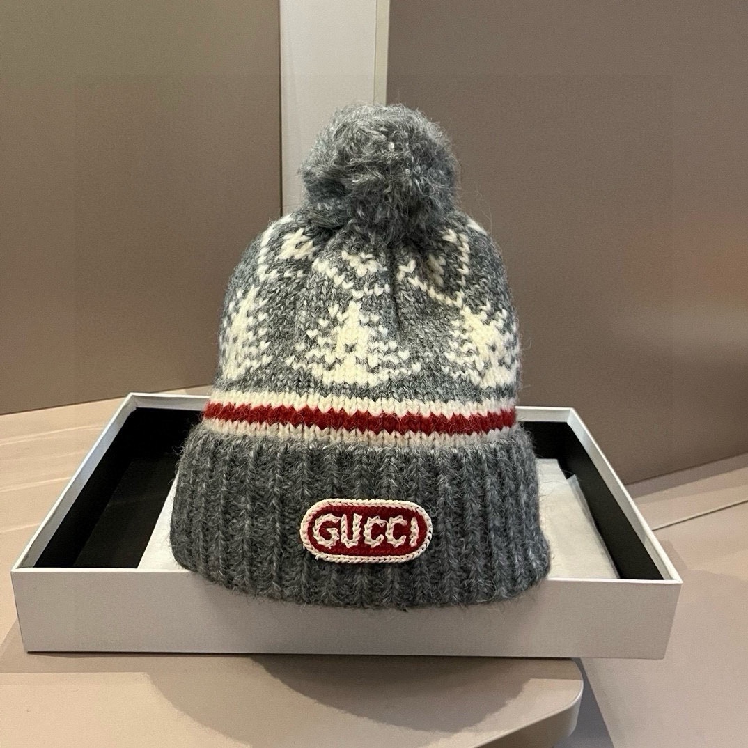 [TOP] GUCCI Knitted Hat - 3 Colors