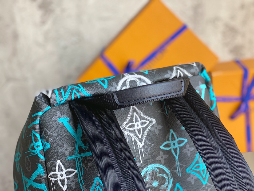 [TOP] Louis Vuitton LV Men's Apollo Backpack - 40.0×30.0×20.0cm - Black