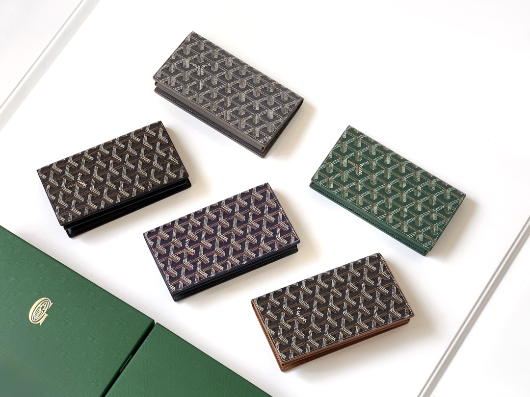 [TOP] Goyard Saint-Lambert Wallet 19 cm x 2 cm x 11 cm - 5 Colors