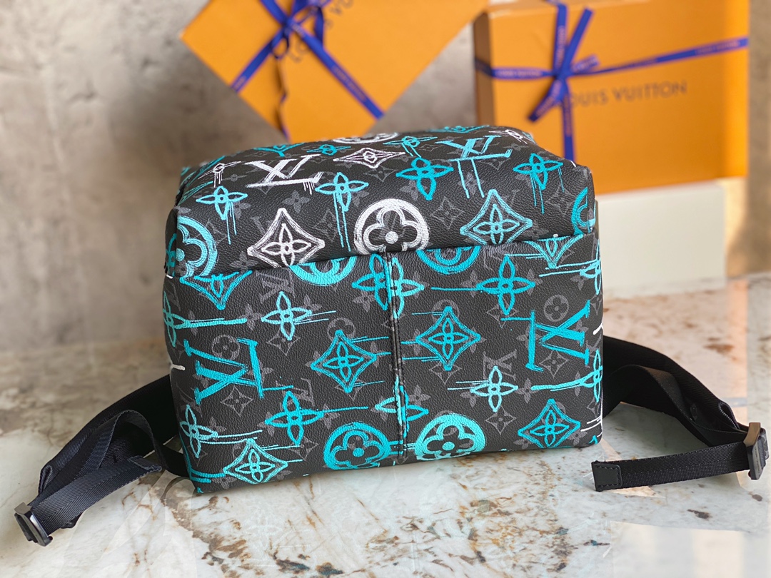 [TOP] Louis Vuitton LV Men's Apollo Backpack - 40.0×30.0×20.0cm - Black