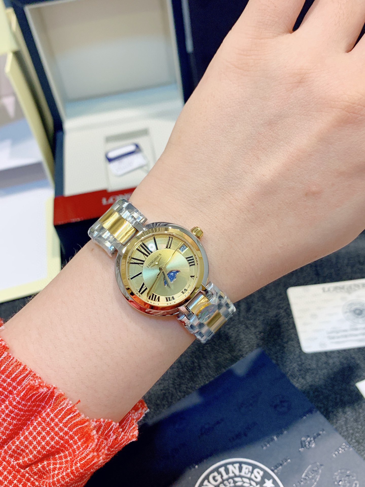 [TOP] LONGINES  Women's Watch  30.5mm-Gold