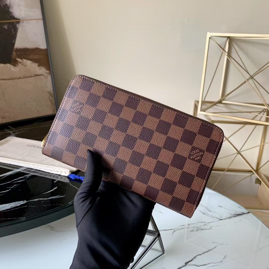 [TOP] Louis Vuitton LV LV Zippy Organizer - Damier Ebene