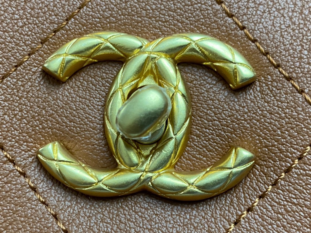 [TOP] CHANEL Hobo Handbag Hippie Bag 26*25*7.5𝗰𝗺 - Brown