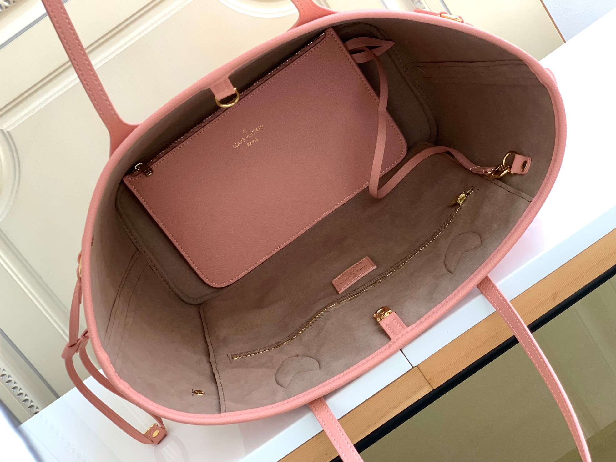 [TOP] Louis Vuitton LV Neverful Bag 31x28x14cm - Pink