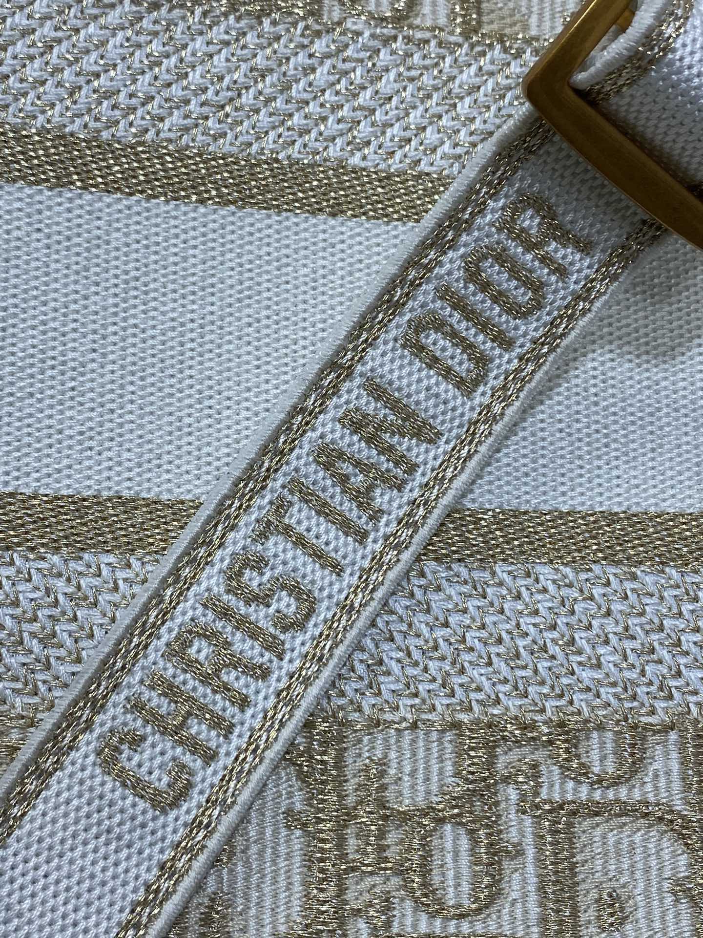 [TOP] Christian Dior Book Tote Bag  26*12*21cm/36*16*27cm - Beige