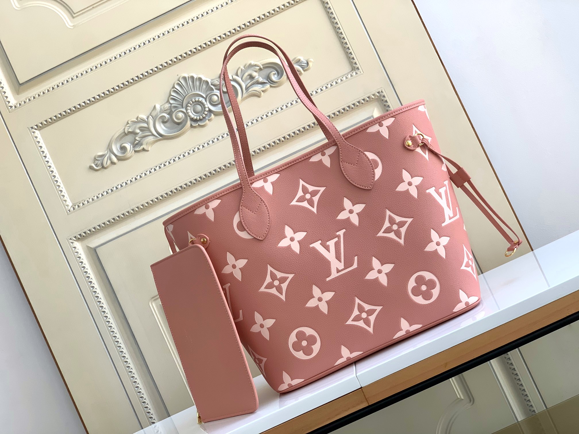 [TOP] Louis Vuitton LV Neverful Bag 31x28x14cm - Pink
