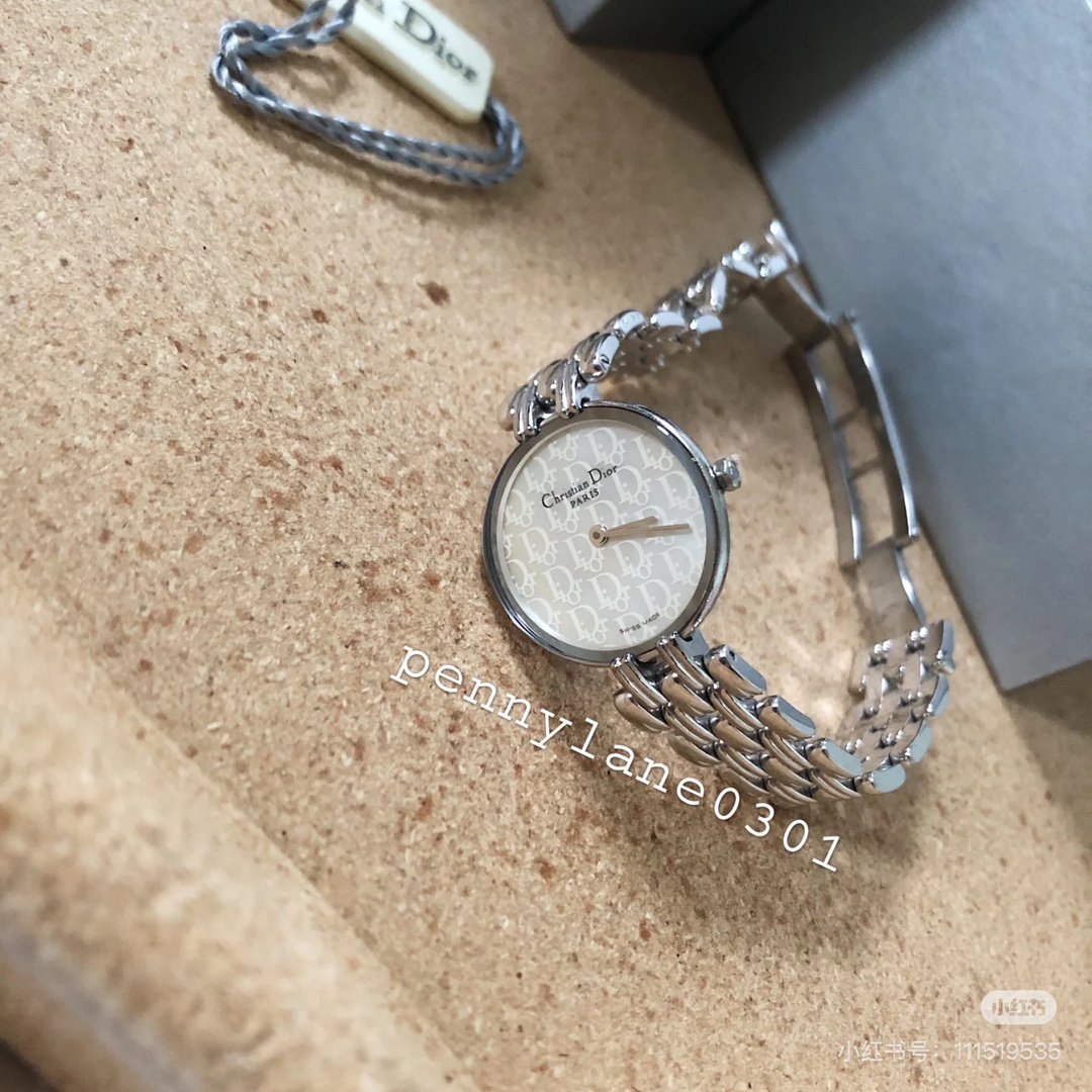 [TOP] Christian Dior Watch 28mm - Sliver