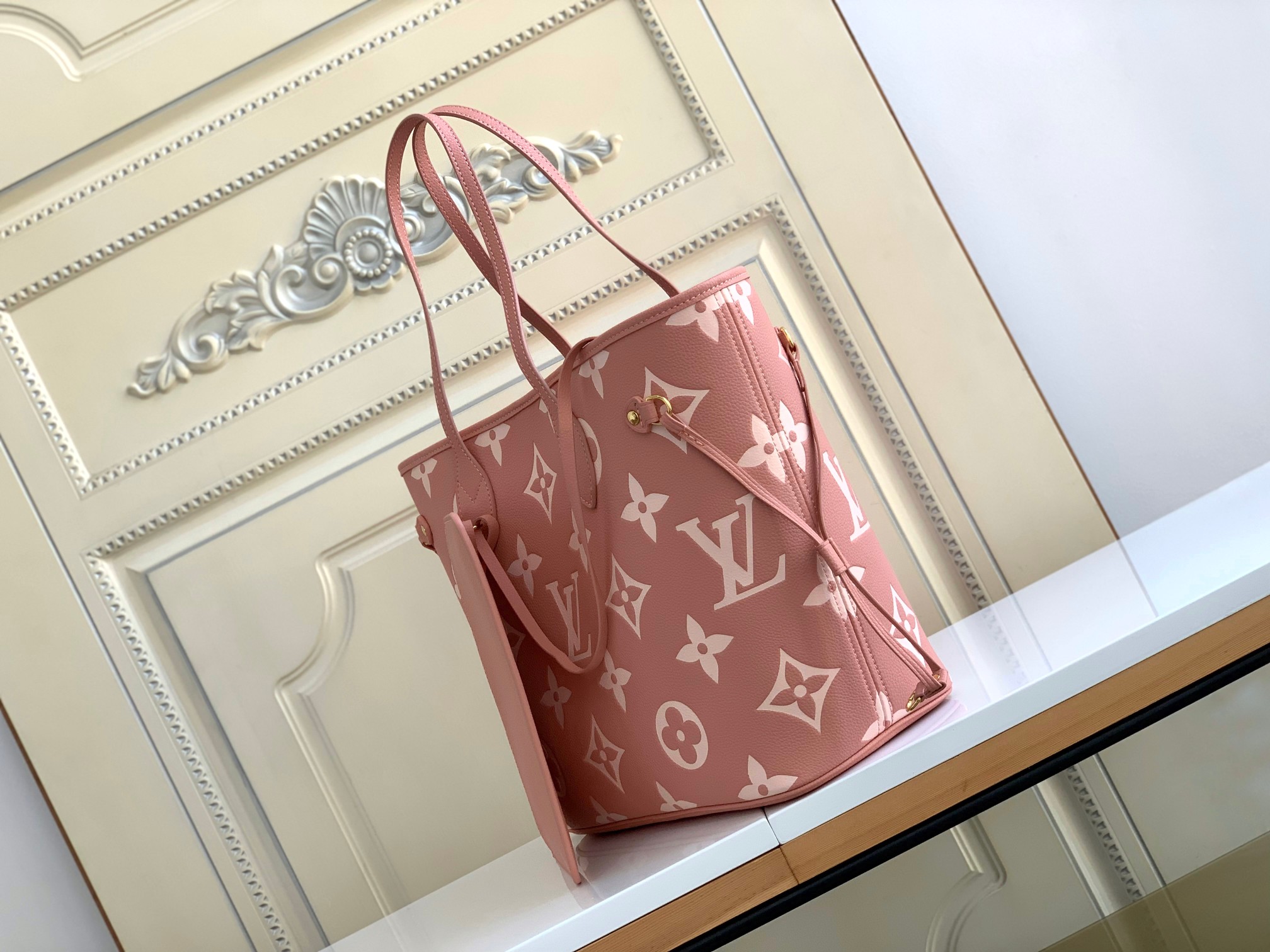 [TOP] Louis Vuitton LV Neverful Bag 31x28x14cm - Pink