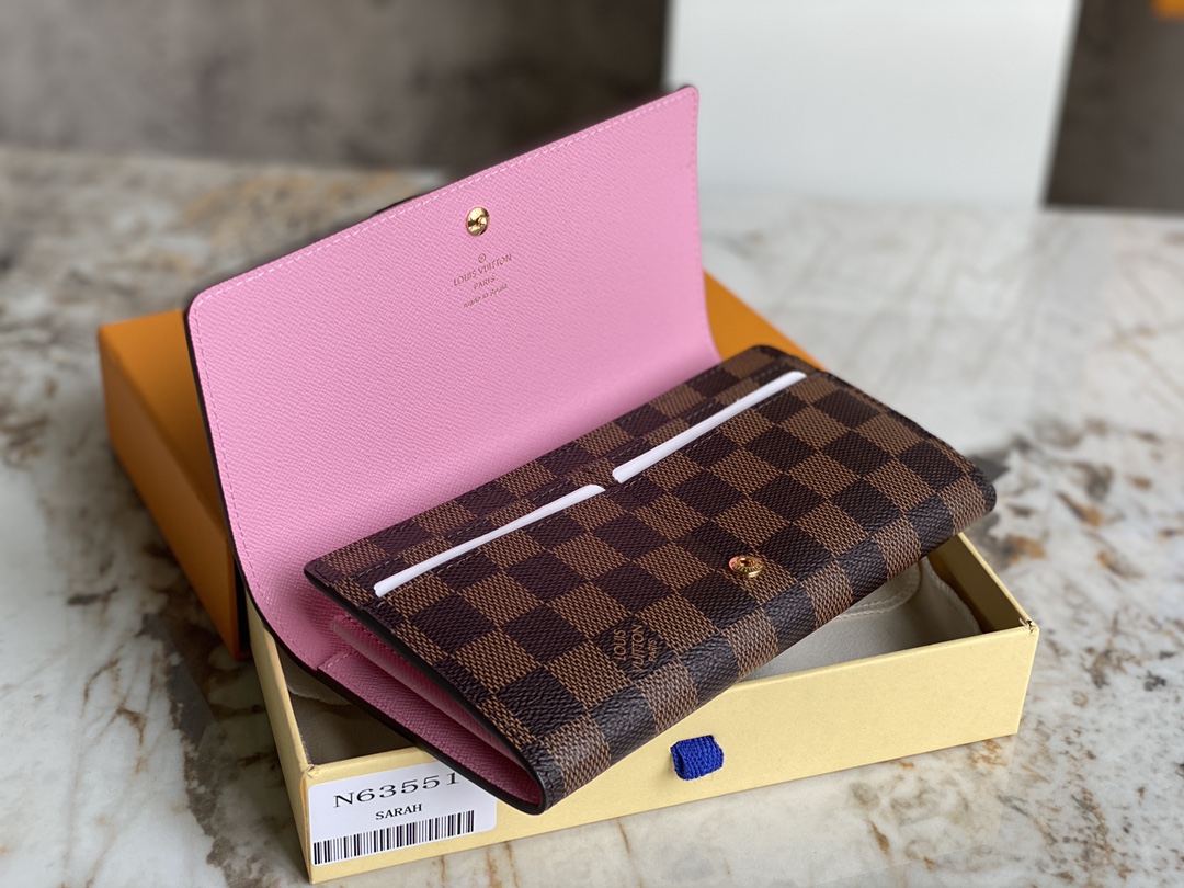 [TOP] Louis Vuitton LV Wallet 19 x 10.5 x 2 cm - Brown