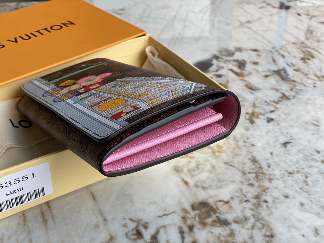 [TOP] Louis Vuitton LV Wallet 19 x 10.5 x 2 cm - Brown