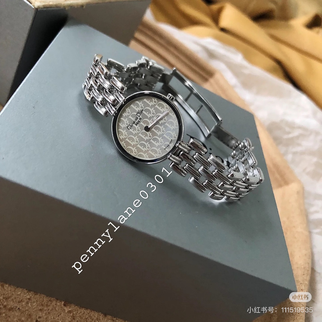 [TOP] Christian Dior Watch 28mm - Sliver