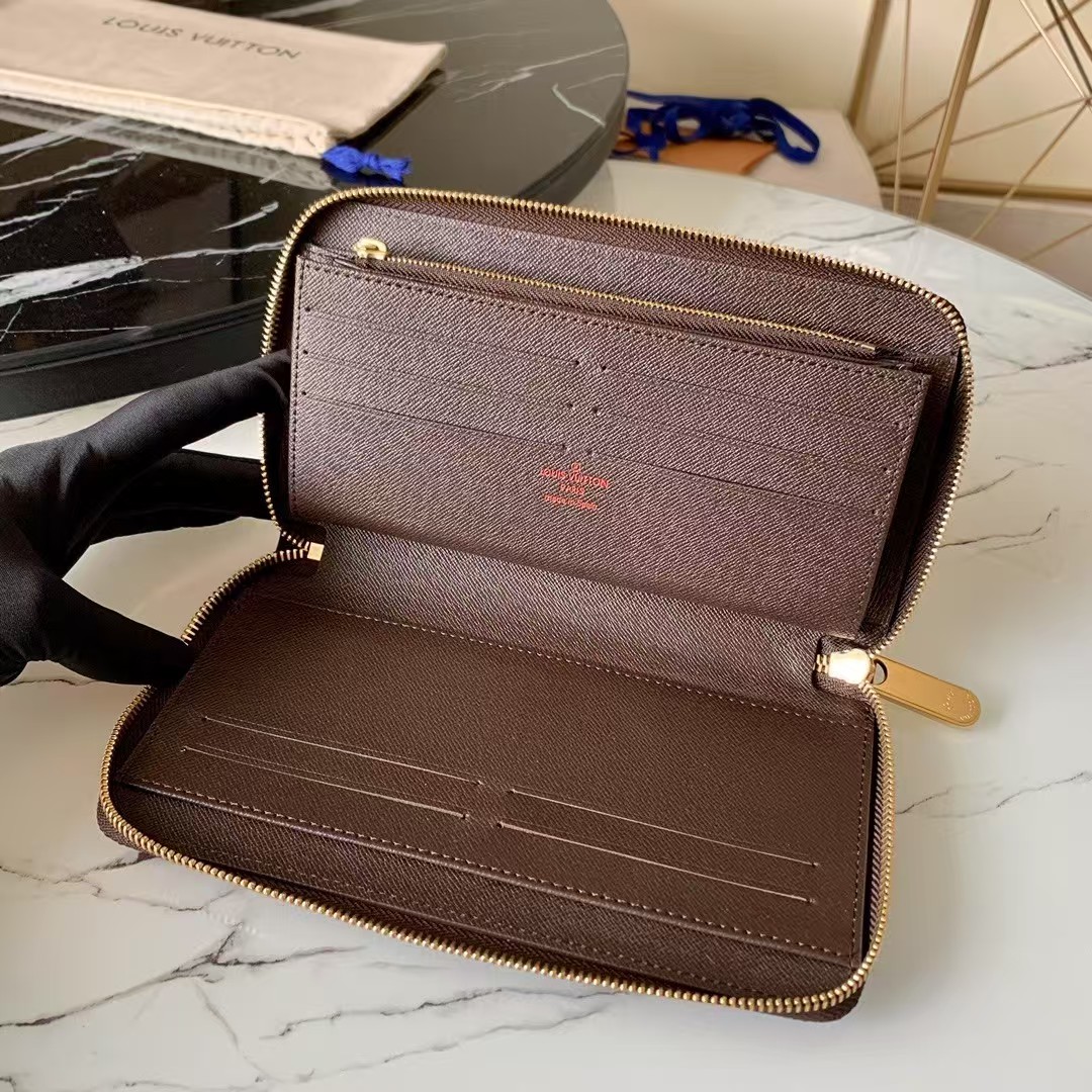 [TOP] Louis Vuitton LV LV Zippy Organizer - Damier Ebene