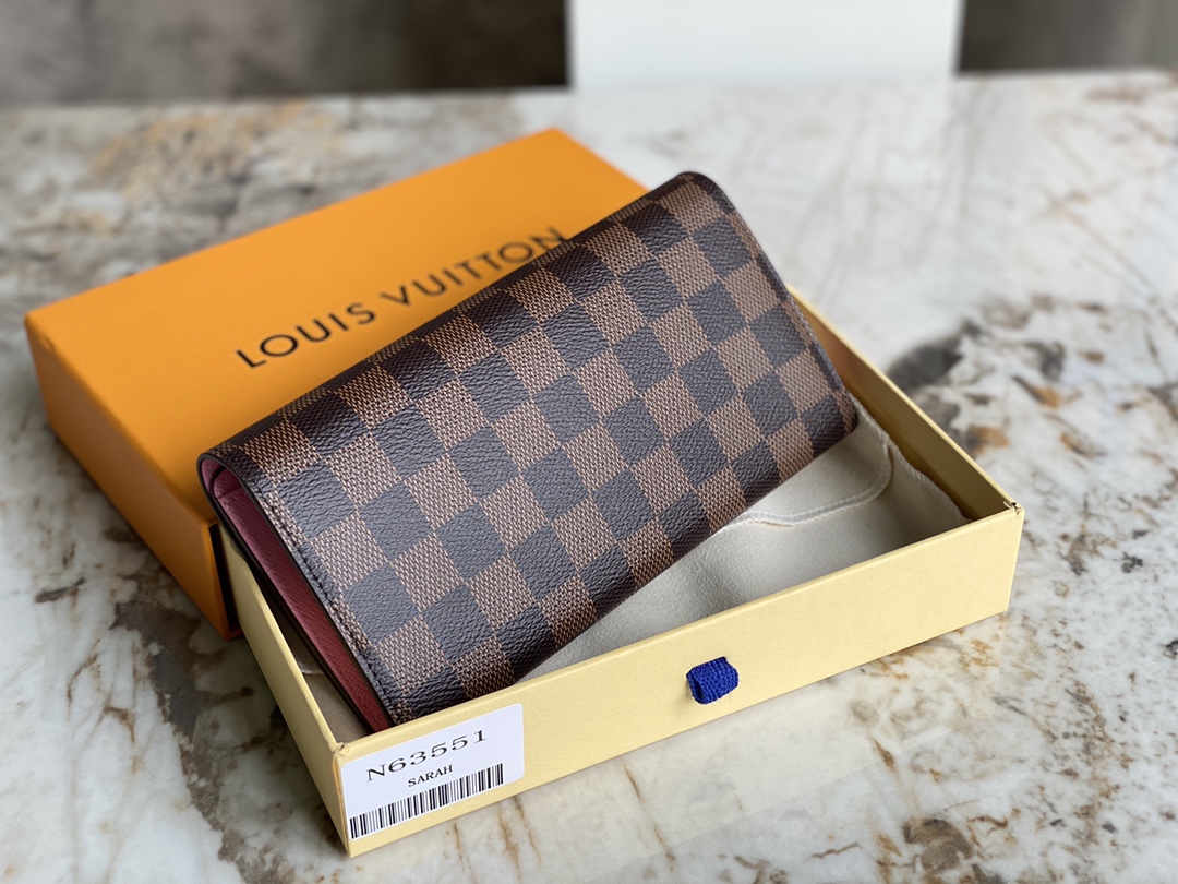 [TOP] Louis Vuitton LV Wallet 19 x 10.5 x 2 cm - Brown