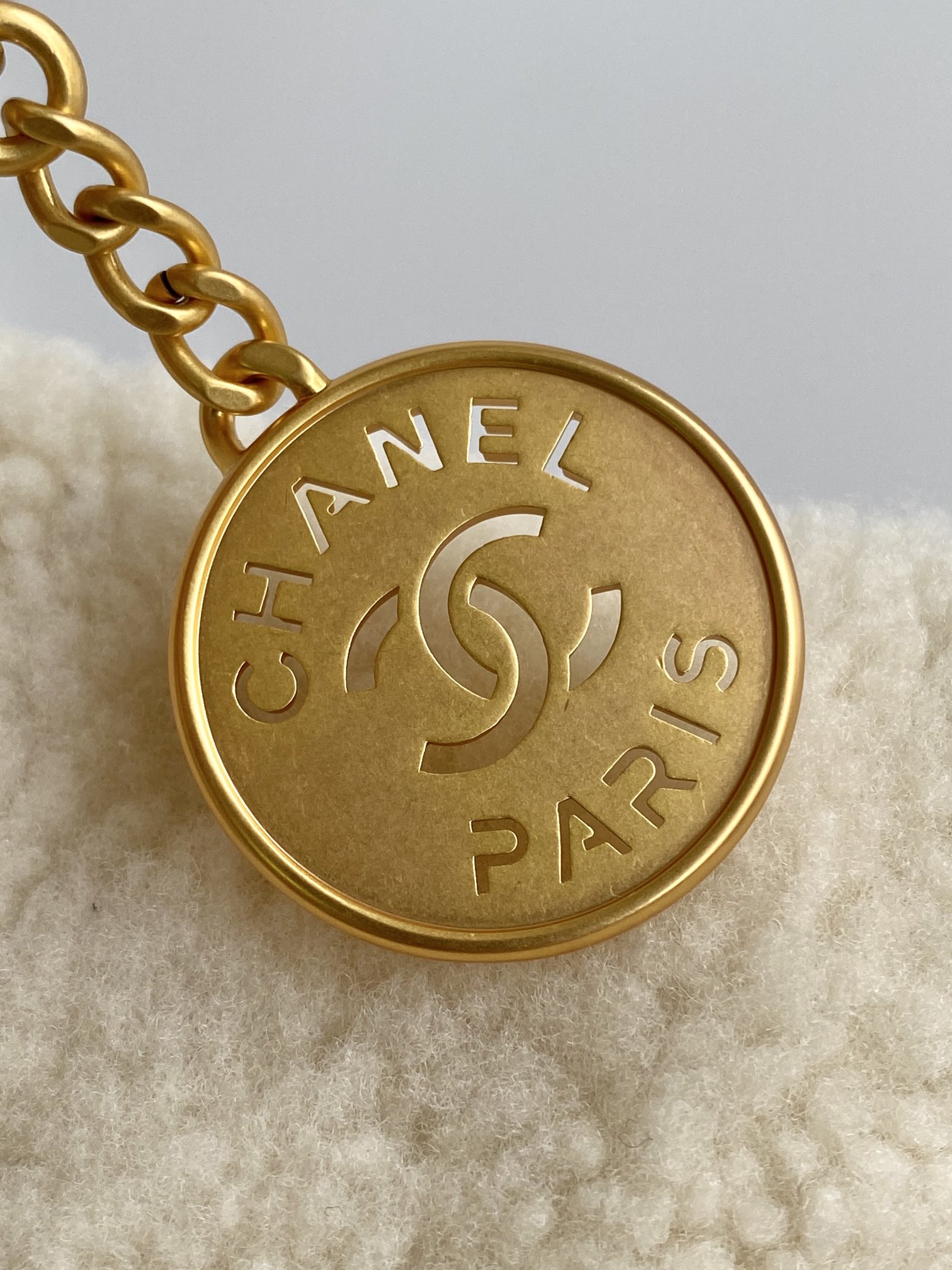 [TOP] CHANEL 22 Bag Wool 19x20x6cm/35x37x7cm - Beige