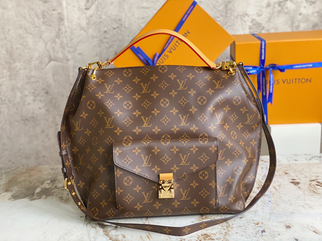 [TOP] Louis Vuitton LV Métis Bag 32*36*14cm - Brown