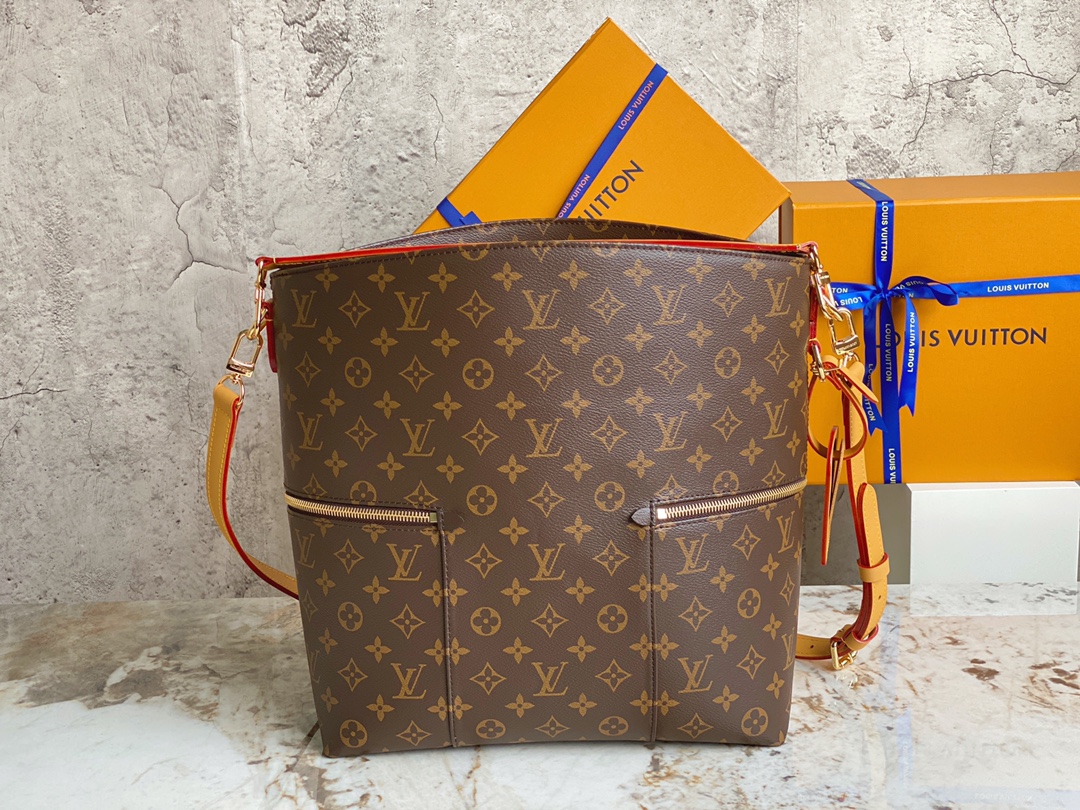 [TOP] Louis Vuitton LV Melie Bag 35.0 x 42.0 x 13.0 cm - Brown