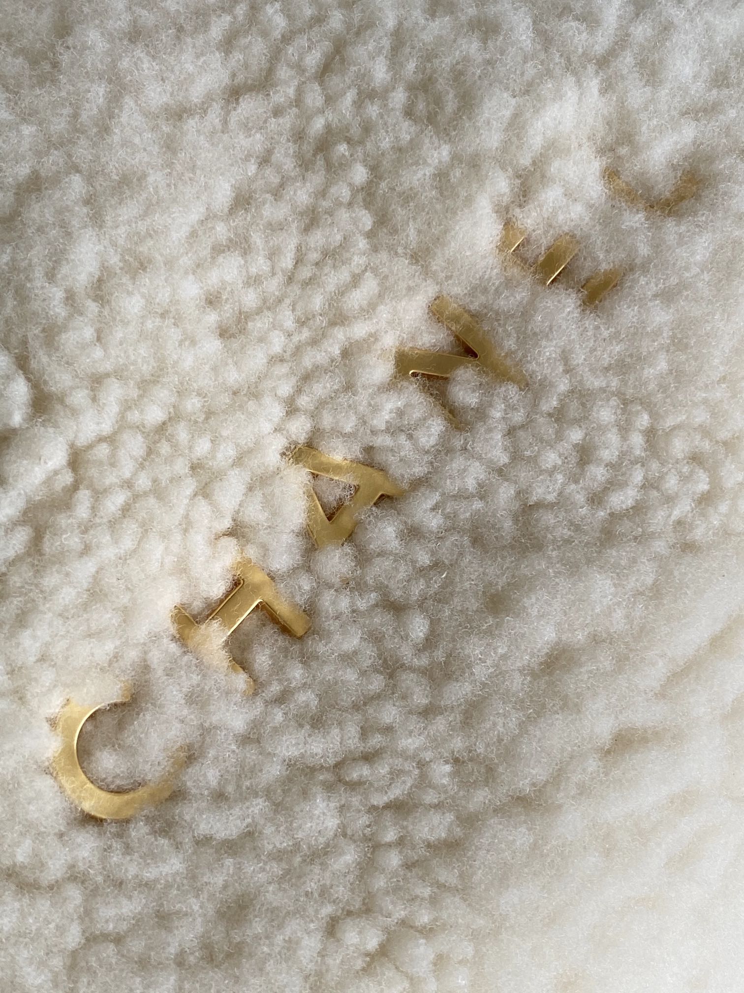 [TOP] CHANEL 22 Bag Wool 19x20x6cm/35x37x7cm - Beige