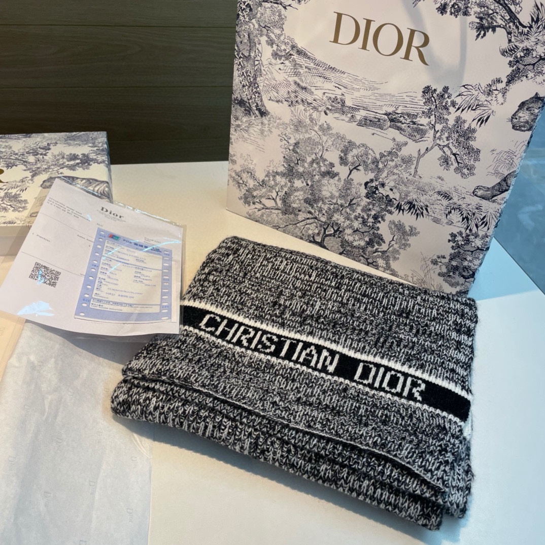 [TOP] Christian Dior Scarf 30x180cm - 3 Colors