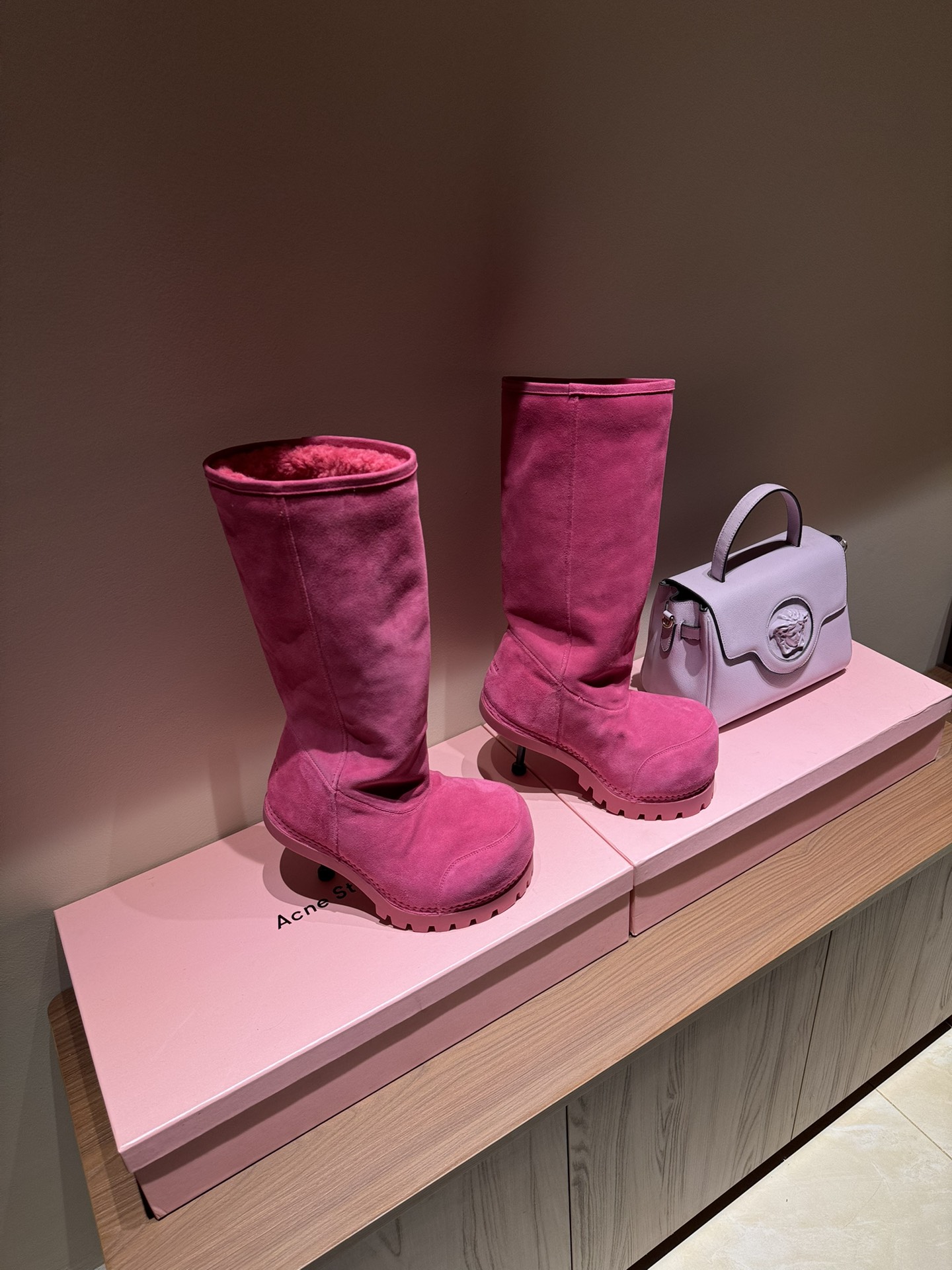 [TOP] BALENCIAGA High-Heeled Snow Boots - 3 Colour