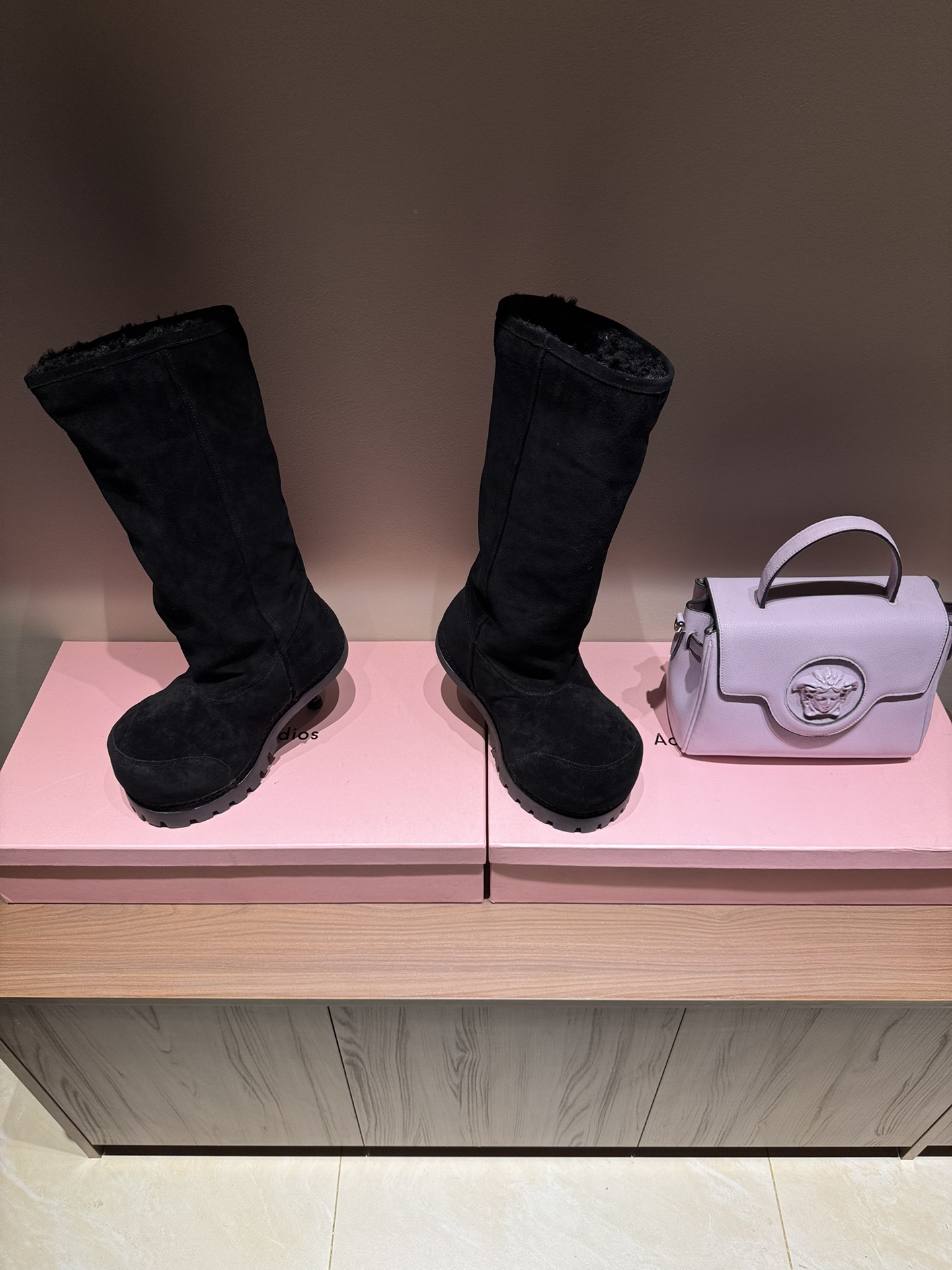 [TOP] BALENCIAGA High-Heeled Snow Boots - 3 Colour