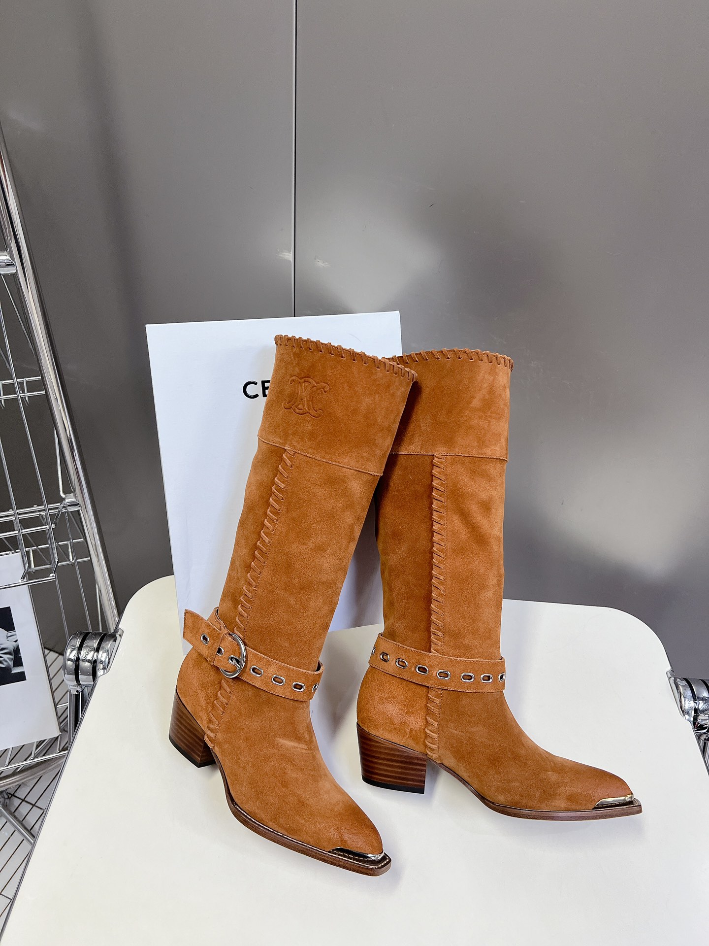 [TOP] CELINE Vintage Fashion Boots - 6 Colors