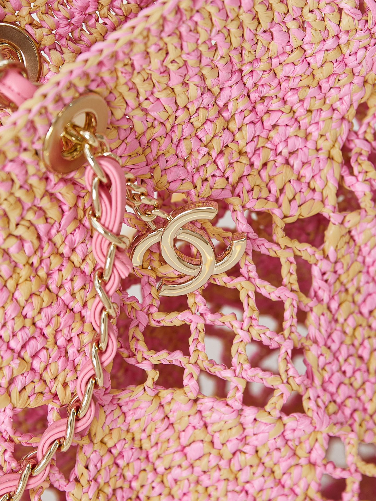 [TOP] CHANEL Coco Beach Bag 34.5x51x14.5cm  - 2 Colors