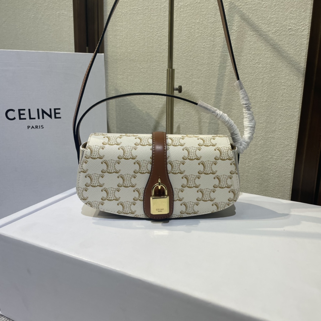 [TOP] CELINE TaBou Clutch Cowhide Bag 18*8*5cm - 4 Color