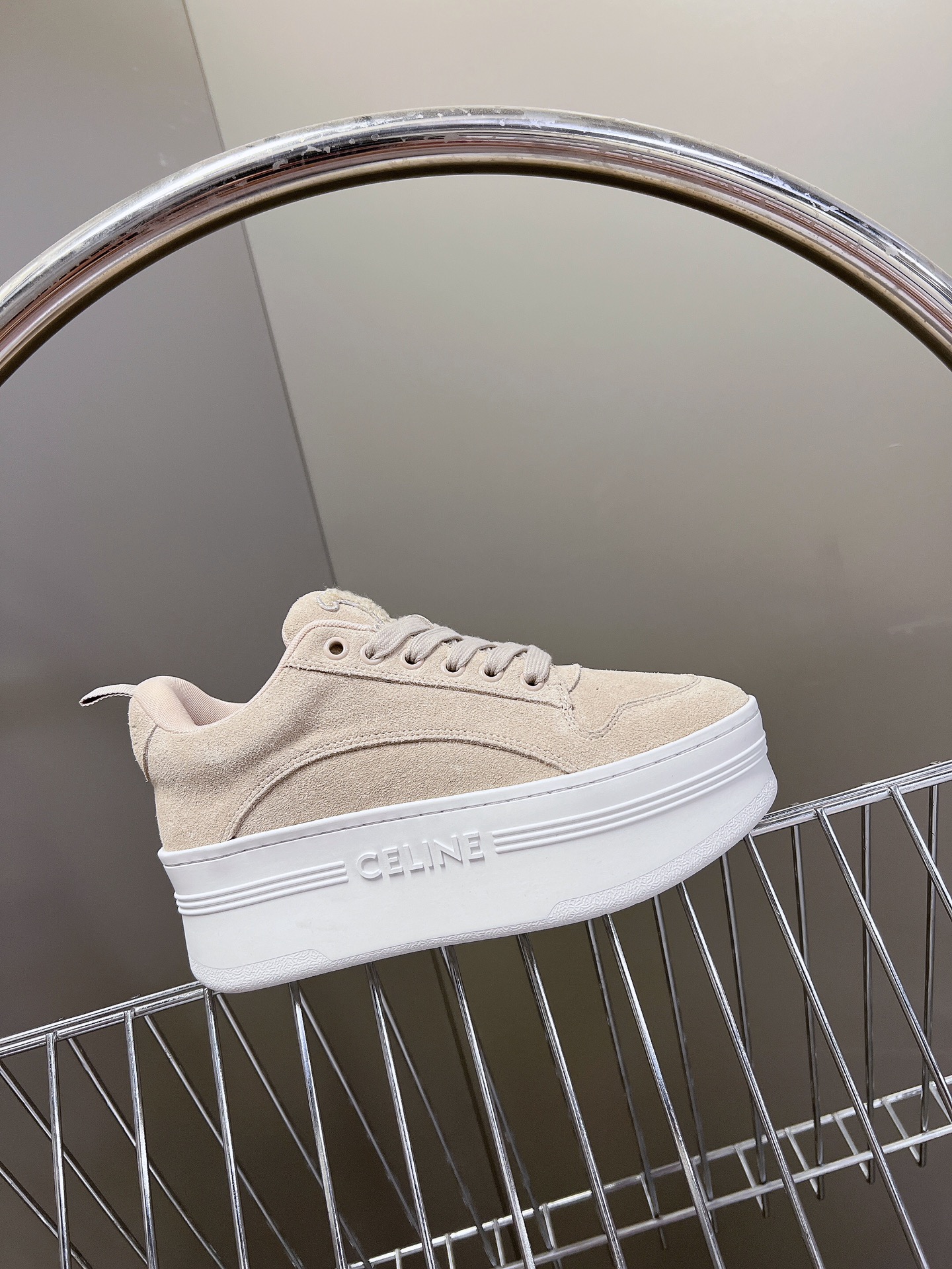 [TOP] CELINE Little White Shoes With Platforms - 3 Colour