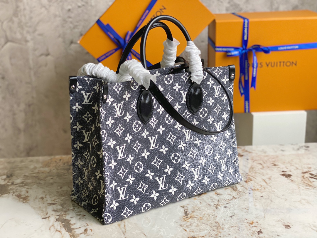 [TOP] Louis Vuitton LV On The Go Bag 35 x 27 x 14cm - Black