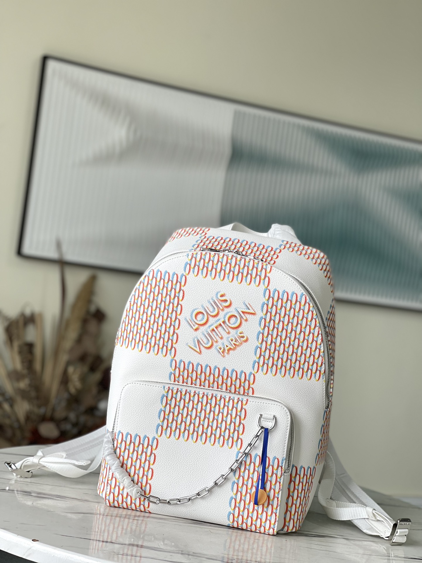 [TOP] Louis Vuitton LV Backpack - 33 x 41 x 18 cm - White