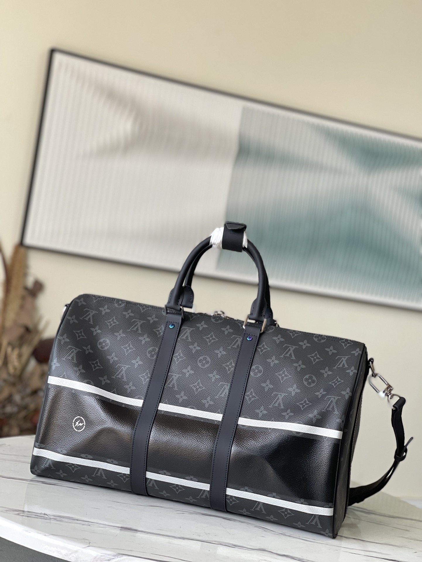 [TOP] Louis Vuitton LV Keepall 45 Travel Bag  45X27X20cm - Black