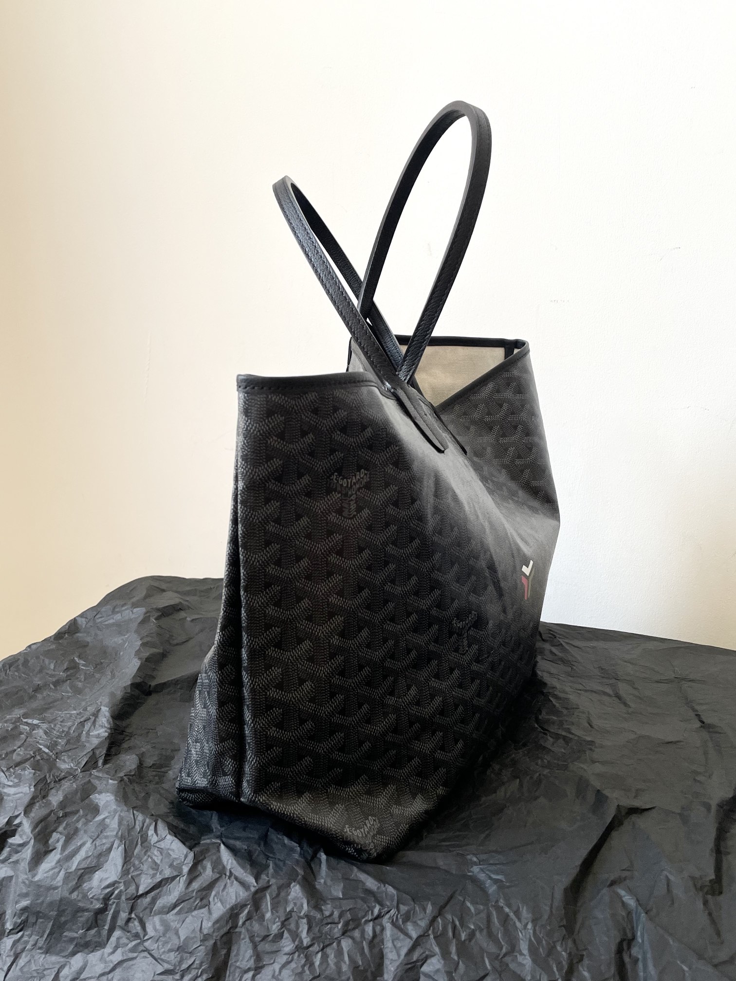 [TOP] Goyard Saint Louis Bag  28 cm x 15 cm x 34 cm/34 cm x 20 cm x 40 cm - Black