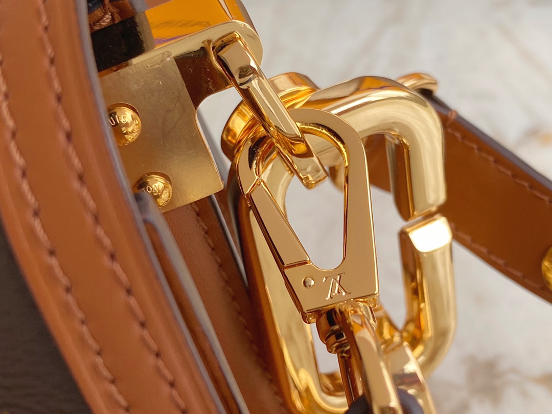 [TOP] Louis Vuitton LV Dauphine Handbags 25 x 17 x 10.5 cm/20 x 15 x 9cm  - Brown&GHW