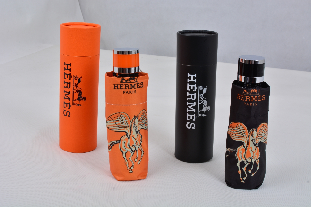 [TOP] HERMES Horse Carriage Umbrella - 2 Colors