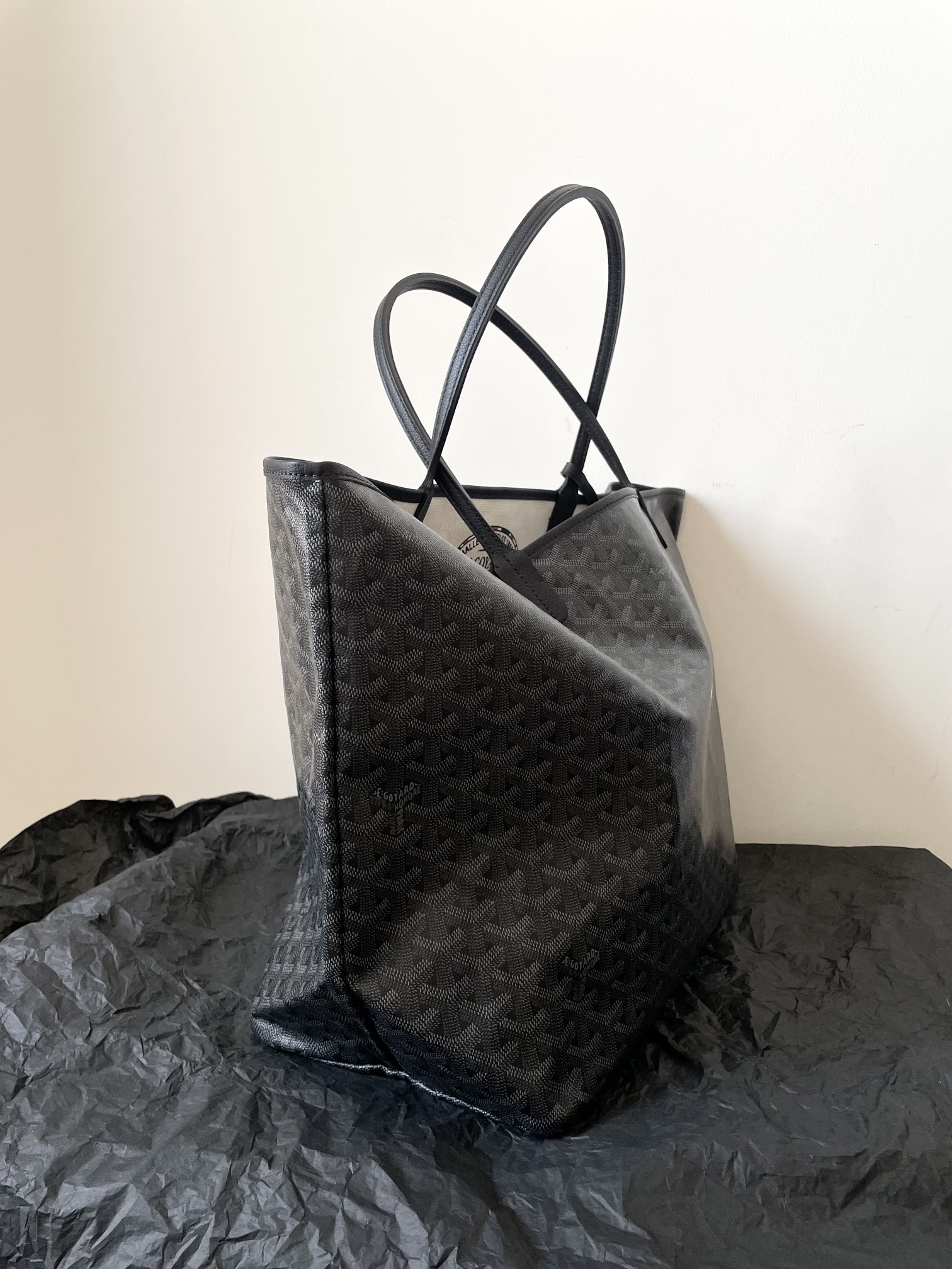 [TOP] Goyard Saint Louis Bag  28 cm x 15 cm x 34 cm/34 cm x 20 cm x 40 cm - Black