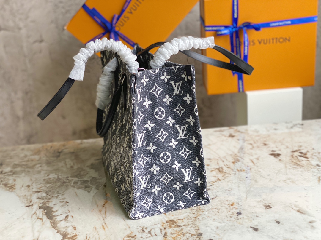 [TOP] Louis Vuitton LV On The Go Bag 35 x 27 x 14cm - Black