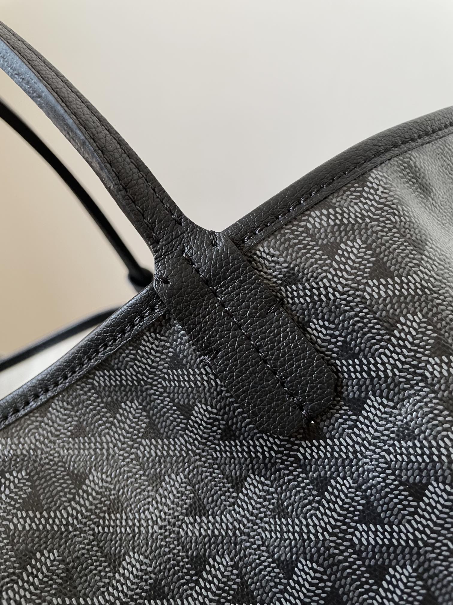 [TOP] Goyard Saint Louis Bag  28 cm x 15 cm x 34 cm/34 cm x 20 cm x 40 cm - Black