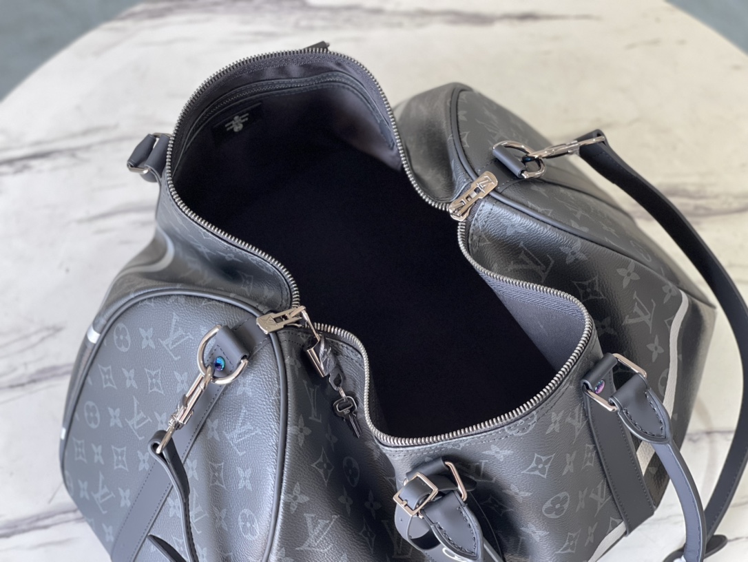 [TOP] Louis Vuitton LV Keepall 45 Travel Bag  45X27X20cm - Black