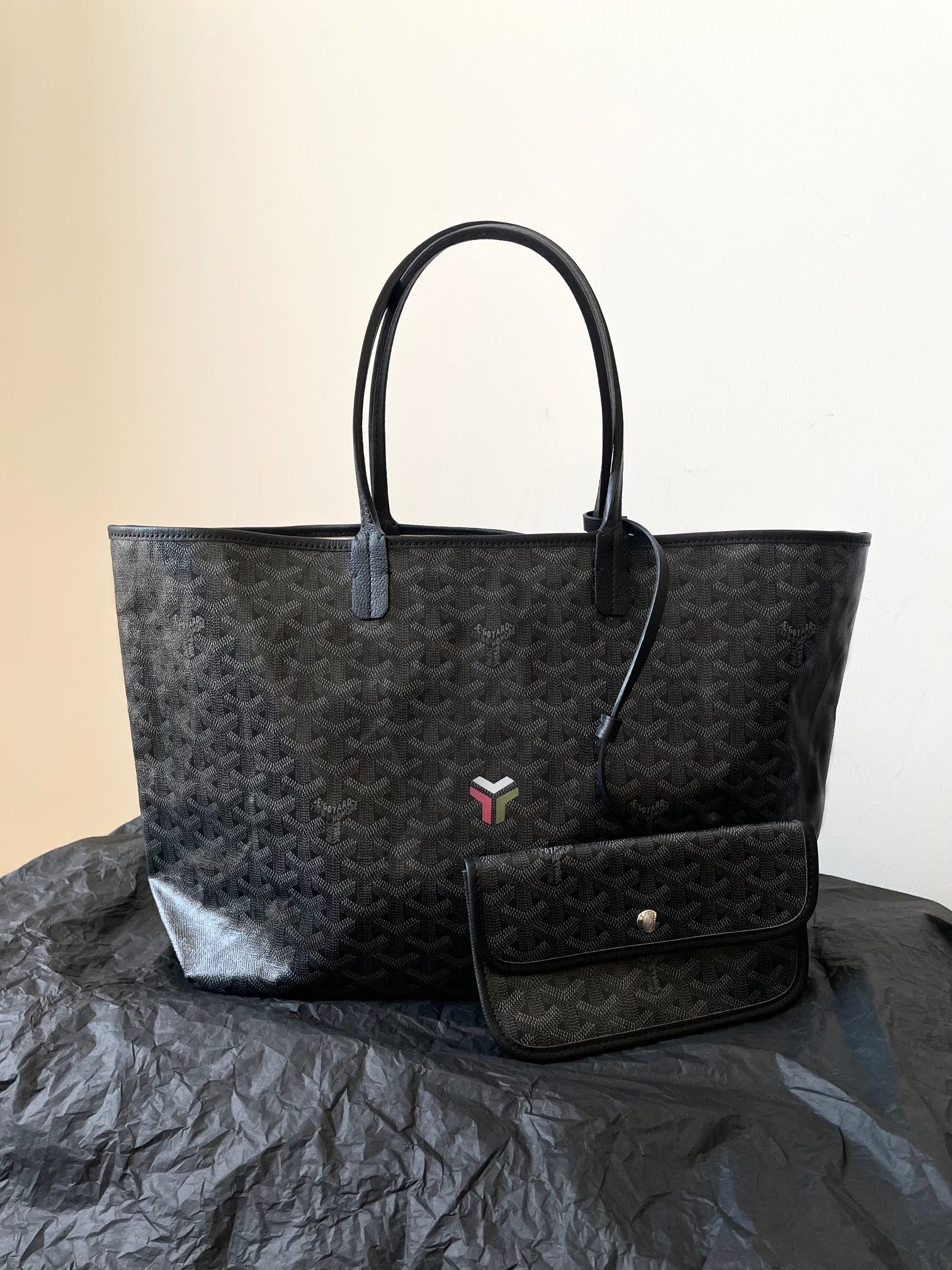 [TOP] Goyard Saint Louis Bag  28 cm x 15 cm x 34 cm/34 cm x 20 cm x 40 cm - Black