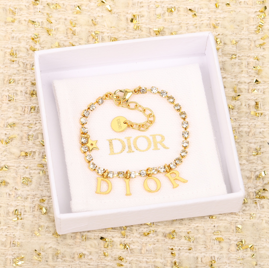 [TOP] Christian Dior Bracelet - Gold