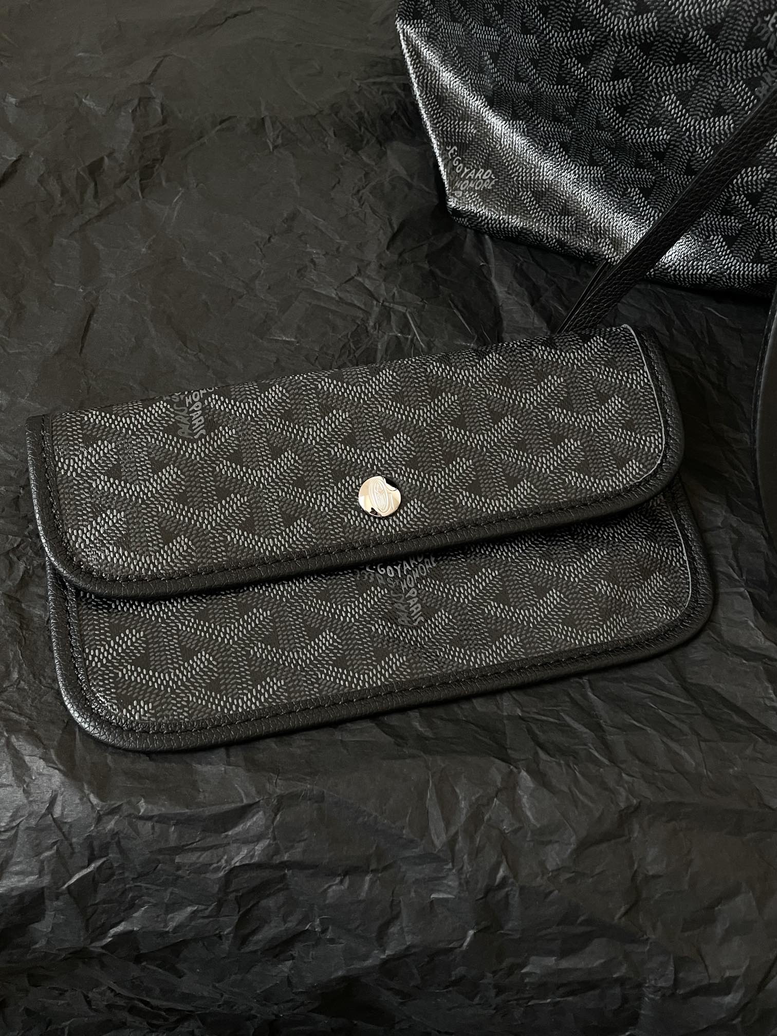 [TOP] Goyard Saint Louis Bag  28 cm x 15 cm x 34 cm/34 cm x 20 cm x 40 cm - Black